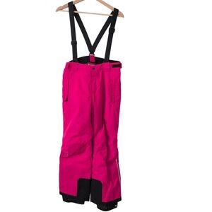 ReimaTec Pink Ski Snow Bib Pants Insulated‎ Waterproof Kids 152 12 Skiing Winter